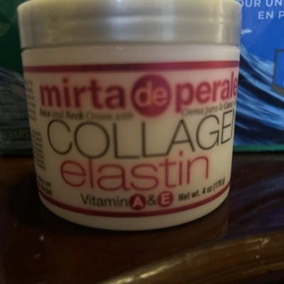 Mirta De Perales Collagen Elastin Face & Neck Cream Vitamins A & E 4 oz