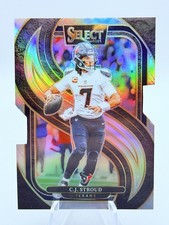 2024 Select CJ Stroud Silver Premier Level Die-Cut #128 Houston Texans