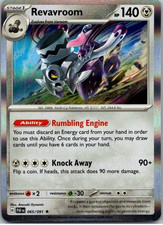 Revavroom #65 Paldean Fates Pokémon Card SV PAF Rare Steel Type Eng