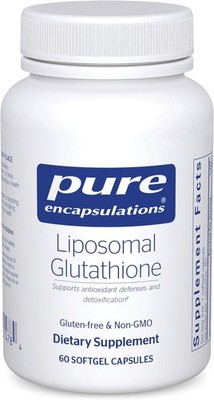 Pure Encapsulations Liposomal Glutathione, 60 Softgel Capsules Exp.01/28
