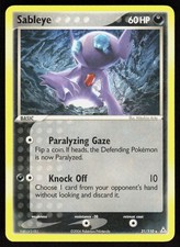 Sableye 31/110 Rare EX Holon Phantoms Pokemon EN Lightly Played