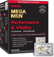 GNC Mega Men Performance and Vitality  Progr...