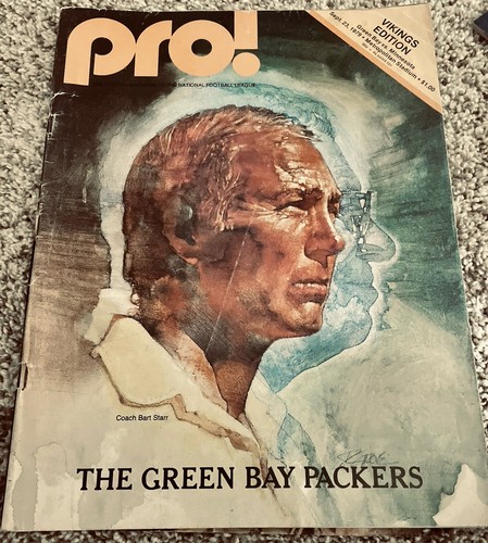 Pro Magazine Vikings Vs Packers 9/23/79 Bart Starr