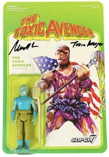 Mitch Cohen signed Super7 ReAction Figure Toxie The Toxic Avenger JSA