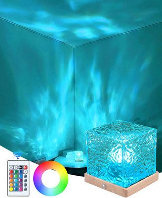 Deogos Mood Lighting,Rechargeable Northern Lights Cube Ambient Lighting Ocean Wa