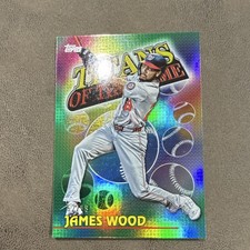 Topps 2026 Series 1 Titans James Wood Green Foil TOG-15 /99 Nationals