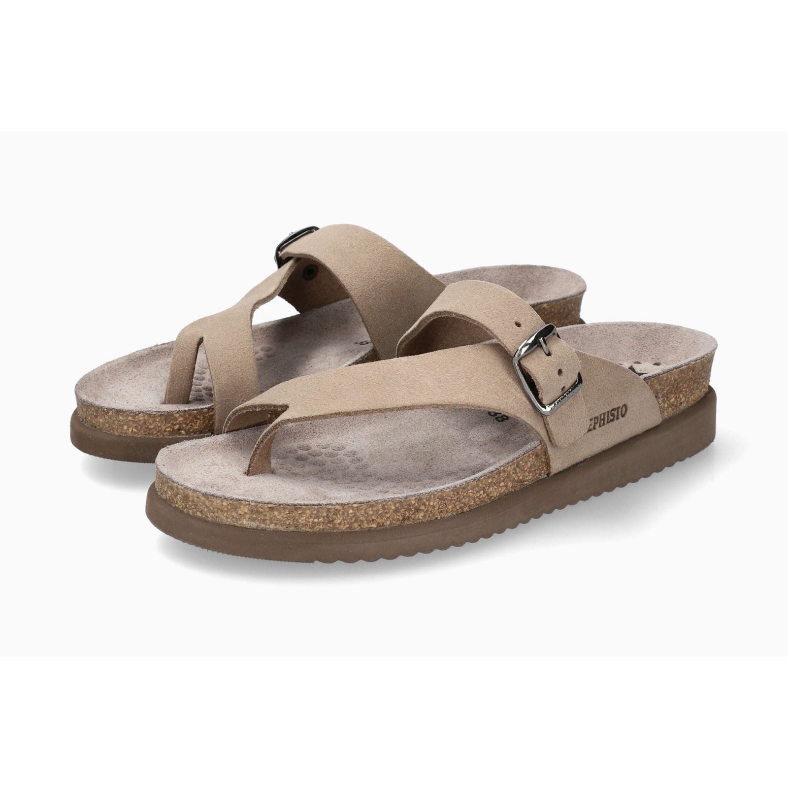 MEPHISTO Helen Tan Leather Strappy comfort Boho Sandals Womens Sz 38 US 8
