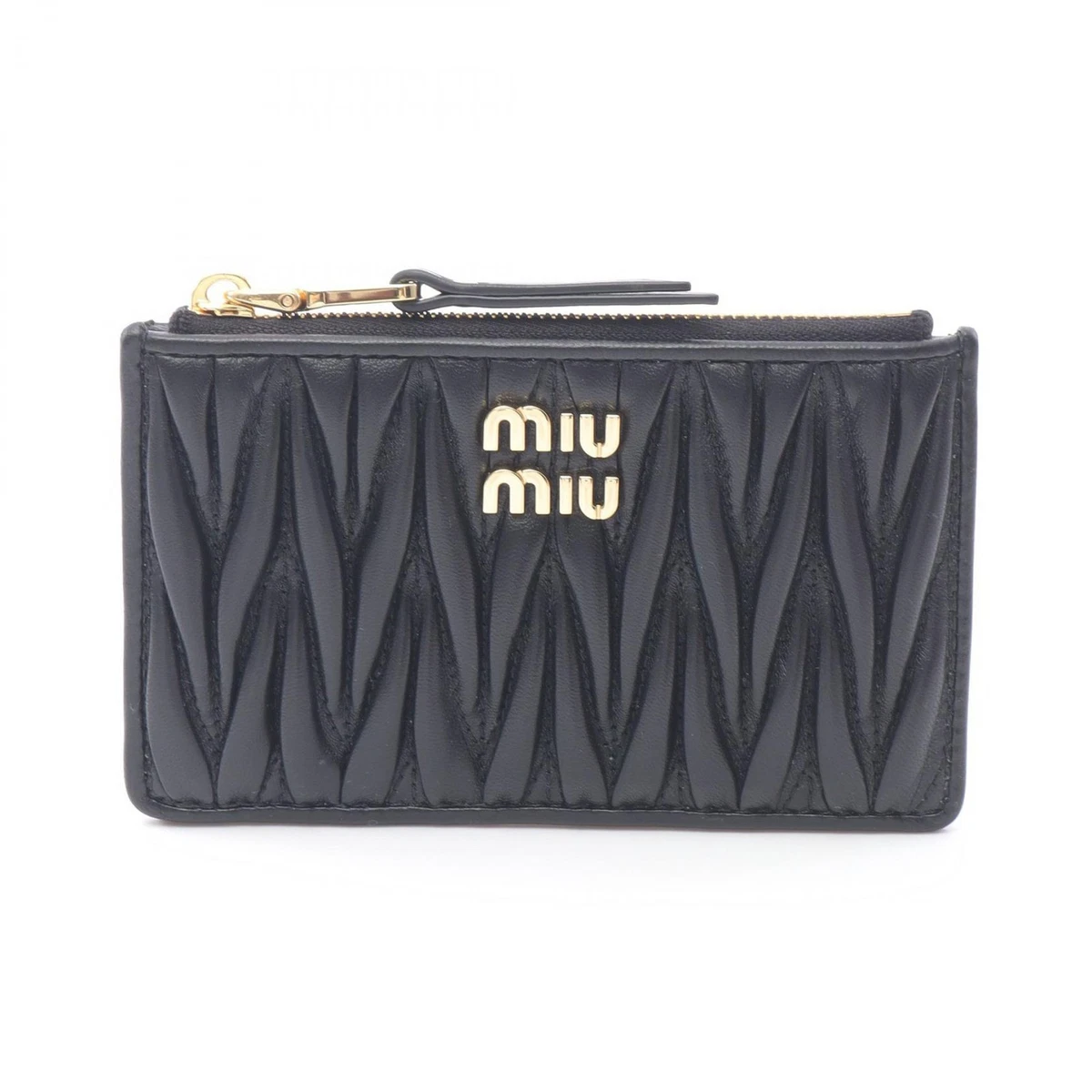 miumiu archive mini wallet black 【公式通販】 90s 00s miumiu