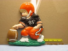 Listing is for:(1)Cleveland Browns hand painted decorative plaster wall plaquesA