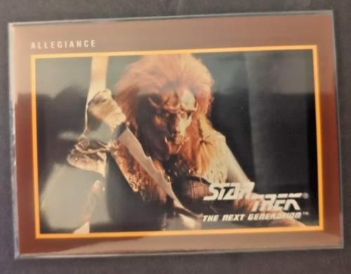 1991 STAR TREK THE NEXT GENERATION TNG #210 Allegiance