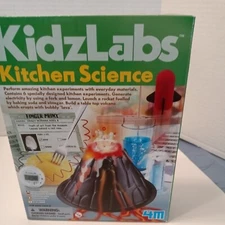 4M KIDZLABS Kitchen SCIENCE EXPERIMENT KIT Volcano Rocket STEM Learning DIY NEW