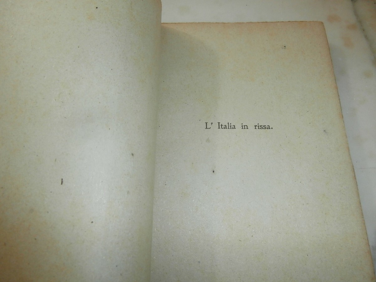 Rarissimo libro Fascismo L'Italia in rissa 1925 Ciccotti Turati