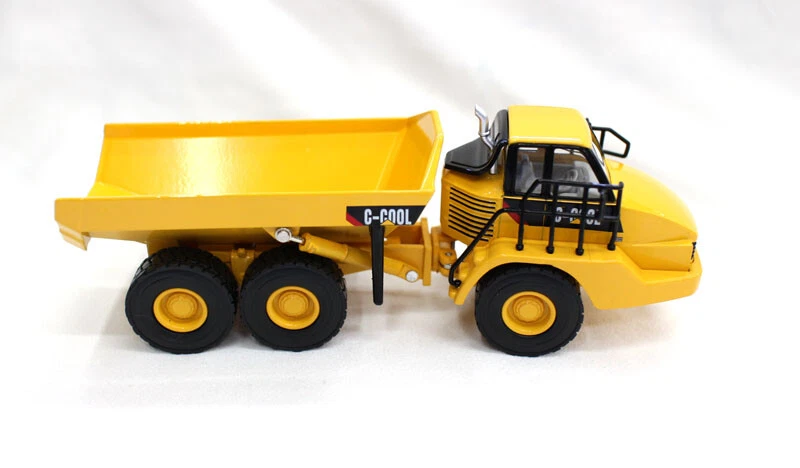 C-Cool 1/64 Construction Vehicle Diecast Articulated Truck Yellow Car Model Toy - Image 3 of 4