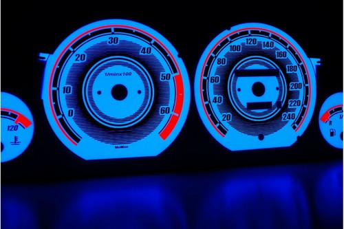 Audi 80 i 90 (B3, B4) design 3 quadranti plasma calibro bagliore cambio bagliore i - Foto 4 di 8