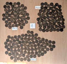 BULK LOT OF 200 SCARCE BRITISH HEATON MINT PENNIES (A) 1912H, 1918H, 1919H PENNY