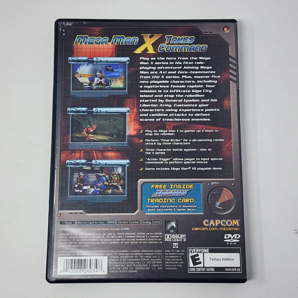 Mega Man X Command Mission (Sony PlayStation 2) CIB Complete - TESTED - Image 3 of 4