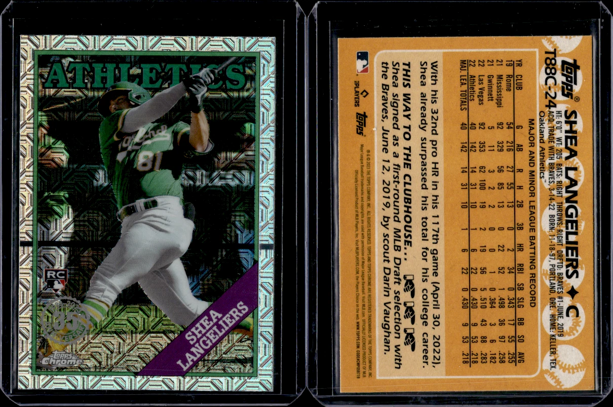 2023 Topps Series 1 Silver Pack Mojo #T88C-24 Shea Langeliers Rookie RC