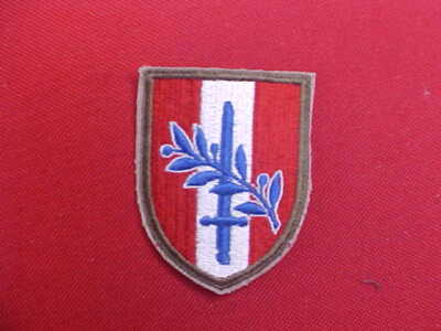 NEW Original US Army Austrian Occupation Forces Cut Edge Full Color Patch