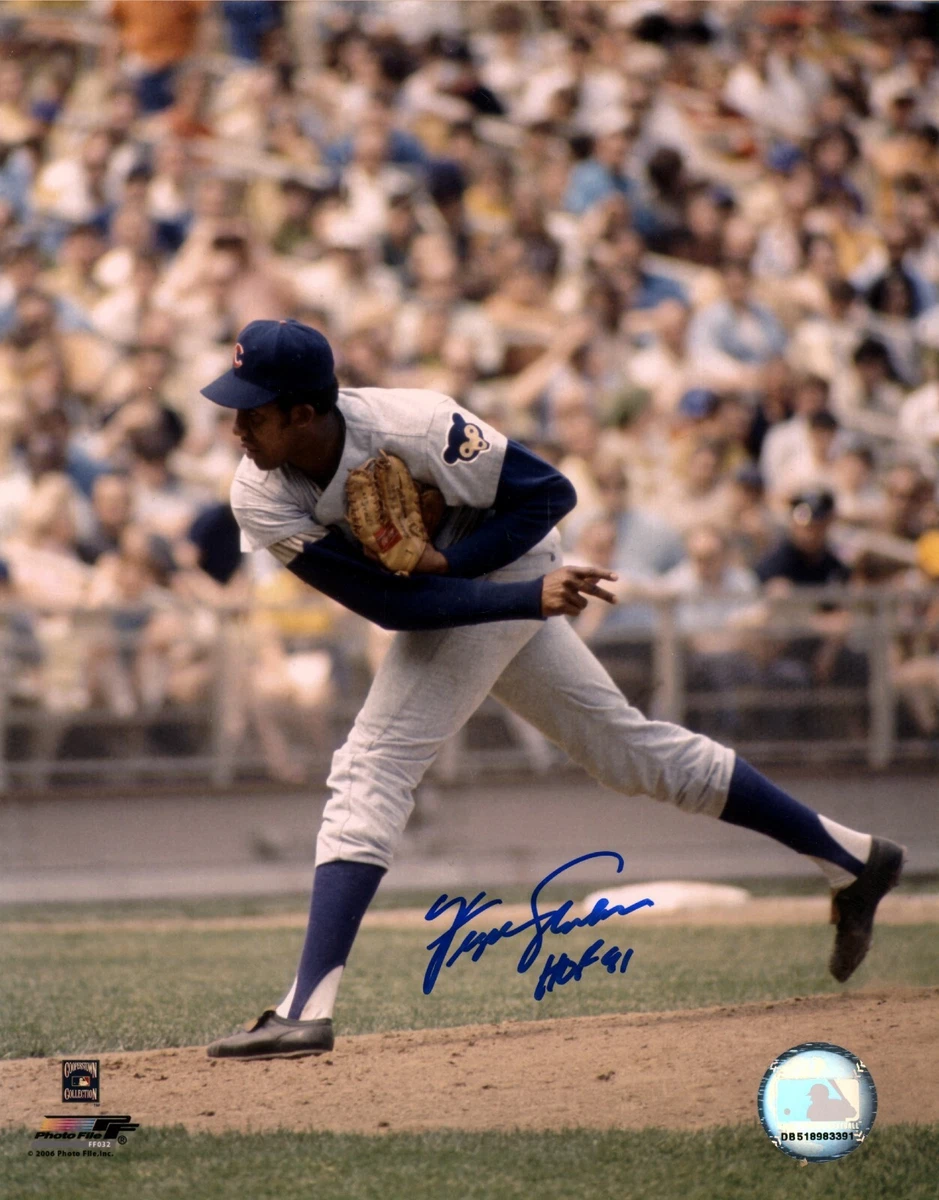 Fergie Jenkins Chicago Cubs MLB Original Autographed Photos for