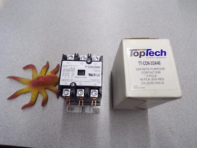 NEW  TopTech TT-CON-3/24/40 Definite Purpose Contactor *FREE SHIPPING*
