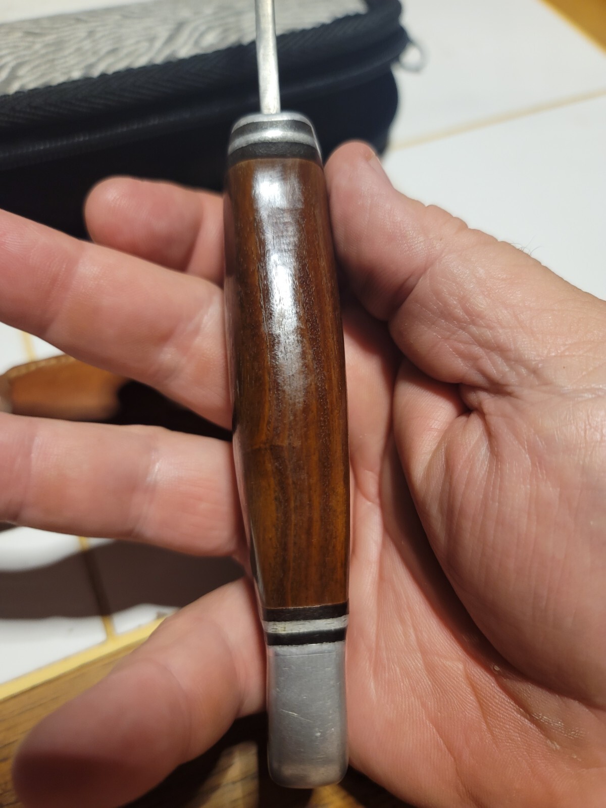 VINTAGE BUCK USA HUNTING KNIFE W/SHEATH 1950'S SAN DIEGO ADDRESS ON