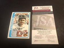 JSA 1978 TOPPS STANLEY MORGAN SIGNED PATRIOTS AUTOGRAPHED ROOKIE CARD RC 649