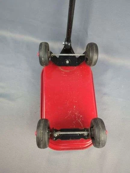 BS RADIO FLYER Little Red Mini Wagon Vintage 12 1/2" X 7.5" X 5.5" Metal - Image 3 of 4