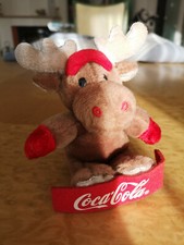 Coca Cola Snowboard Elch Stofftier Wintersport Sammler - &uuml;ber 20 Jahre alt