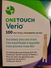 100 ONE TOUCH VERIO TEST STRIPS X03/2027