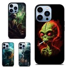 alien cigarette spacesolarpunk For iPhone 12 13 14 15 16 Plus Pro Max