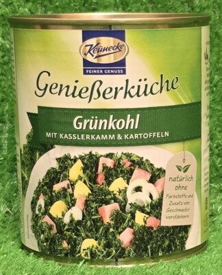(6,88 /kg) Keunecke GRÜNKOHL MIT KASSLER fix und fein! von Keunecke Ostprodukt