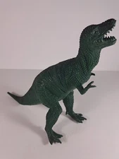 GREENBRIER INTL. T-Rex Tyrannosaurus Dinosaur Figure Toy GREEN & Black 7″ TALL