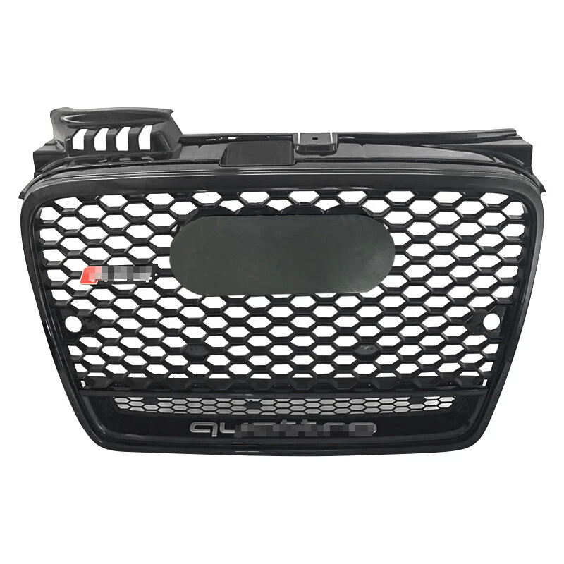For 2005 2006 2007 2008 Audi A4 B7 RS4 Style Honeycomb Grille Black Grill Non-S - Imagem 2 de 4