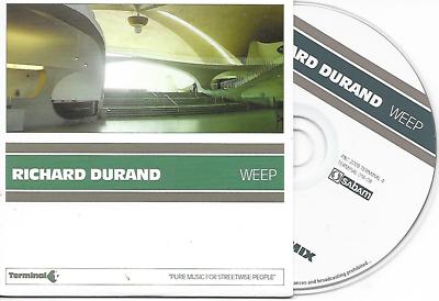 RICHARD DURAND - Weep CD SINGLE 2TR Trance Dutch Cardsleeve 2008 