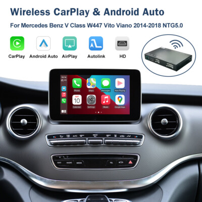 NEW Carplay Android Auto Car Retrofit Kit Decoder for Benz V 250 W447 Vito Viano