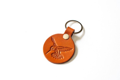 Hummingbird keyring /Wholesale pack of 25/ Leather bird keyring/Leather keyring - Picture 4 of 13