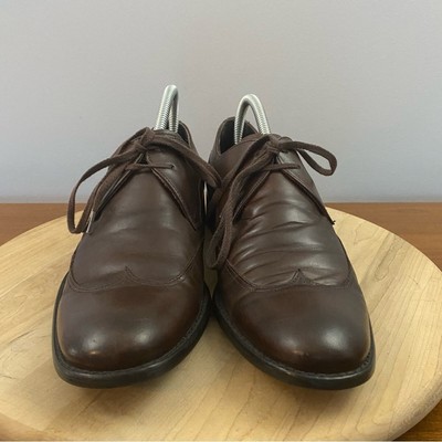 John Varvatos Men\'s Oxfords 10 M Dress Shoes Brown Leather Wing Tip s-l400.jpg main image 3