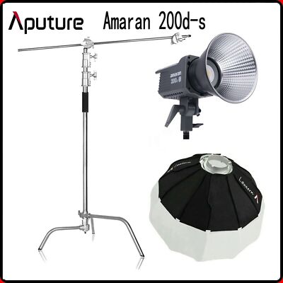 Amaran 200d S 200W 5600K Led Video Light Studioleuchten + Lantern 65cm + Stand