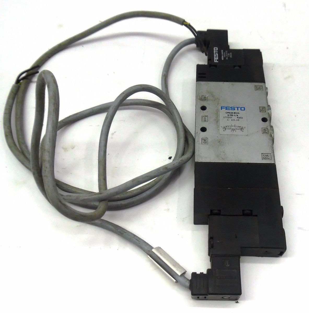 FESTCO SOLENOID VALVE CPE18-M1H-5/3G-1/4, 170247 | eBay
