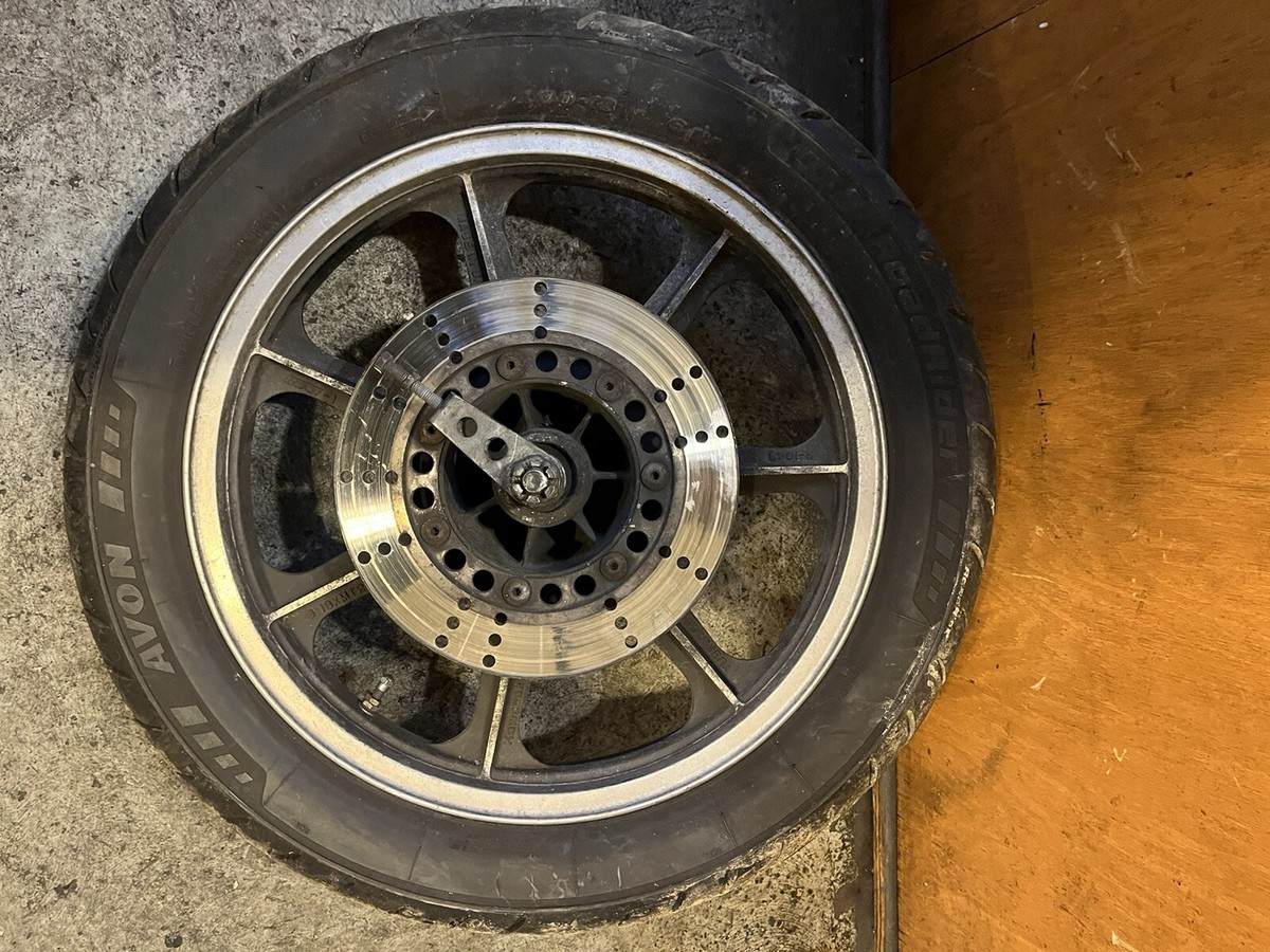 1981 kawasaki kz750e OEM REAR BACK WHEEL RIM Sprocket Hub Axle