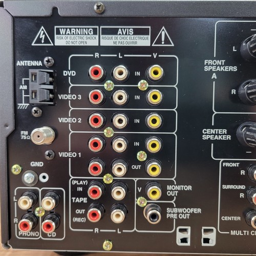 VTG Onkyo TX-DS575 5.1 Channel Home Theater Receiver With Remote Bundle, Tested - Picture 13 of 21