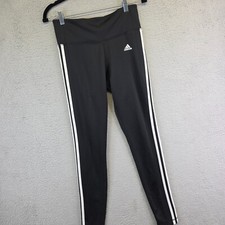 Adidas Leggings Womens M Black Climalite Athleisure Yoga Running Gym Training