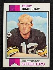 1973 Topps Football #15 Terry Bradshaw Pittsburgh Steelers