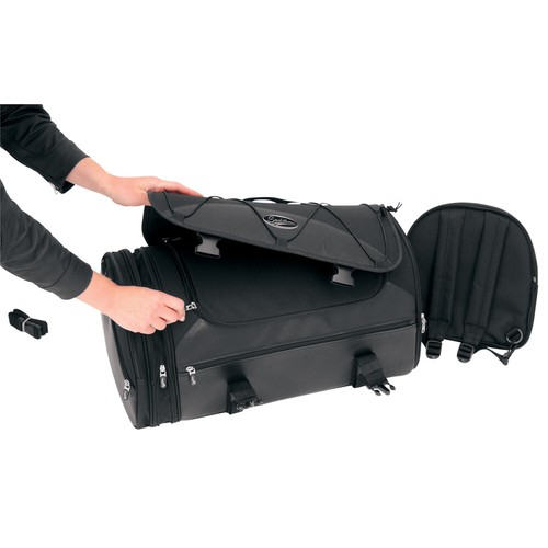 Saddlemen TR3300DE Deluxe Rack Bag (Black) 3515-0076 - Picture 4 of 8