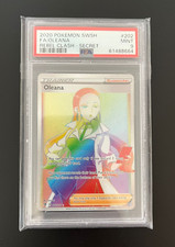 PSA 9 - #202/192 - OLEANA - SECRET RAINBOW RARE - REBEL CLASH - POKEMON SWSH on eBay