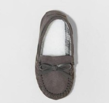 Cat  Jack Boys' Toddler Moccasin Slippers Sizes 5 6 9 10 or 12 Gray A5023