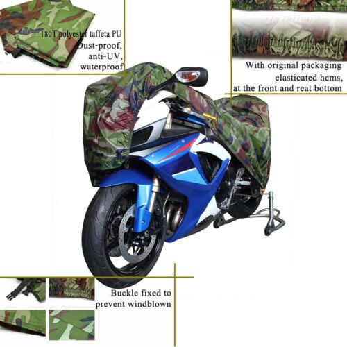 M-XXXL Motorcycle Cover Motorbike Cruiser Scooter Motor Bike Storage Waterproof - Picture 48 of 129