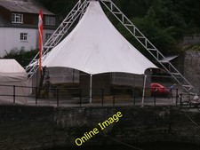 Photo 6x4 Strange tent outside Fforest Store & Cafe and cba adventure act c2012