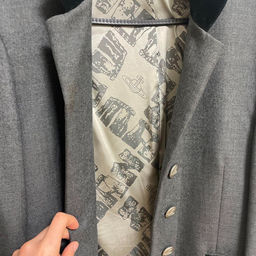 ジャケット・アウター Vivienne Westwood Napoleon JK Vivienne Westwood Napoleon Jacket Gray Very RARE Design Out