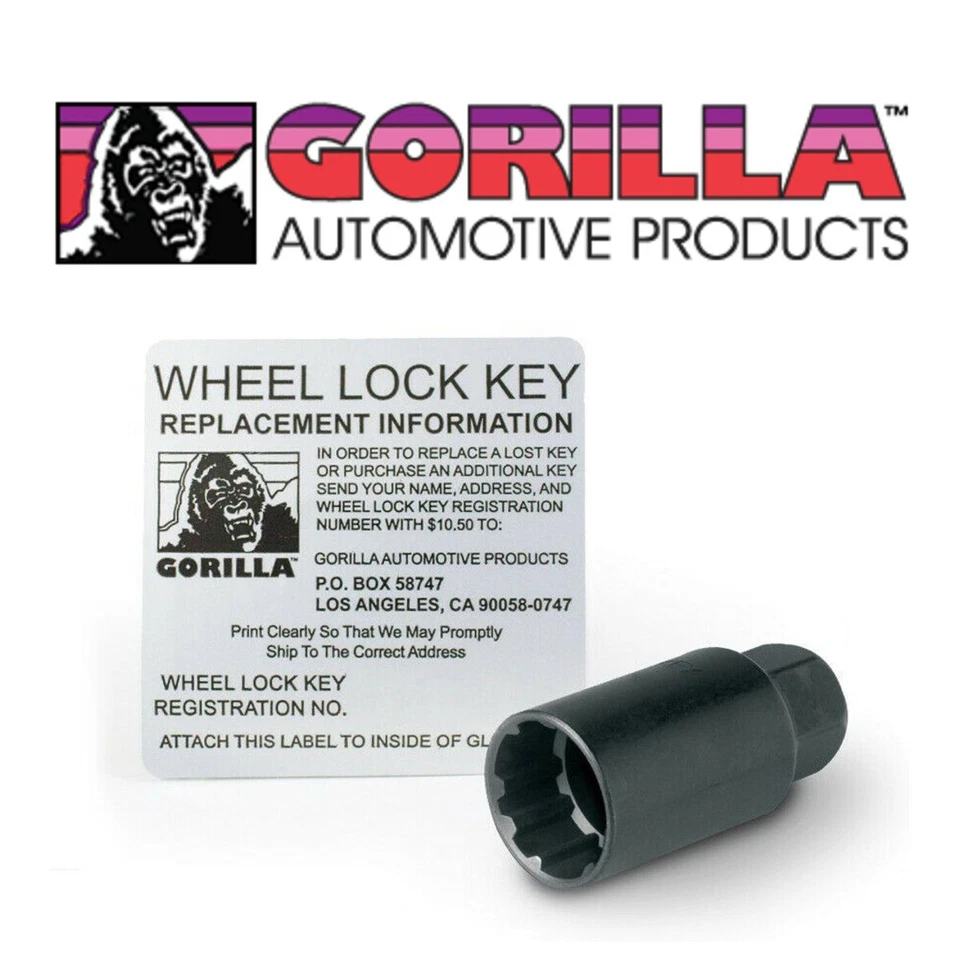 Gorilla Chrome Wheel Locks Toyota Lexus Factory Style 12mm x 1.50 Lug Nut 73631T - Image 4 of 4